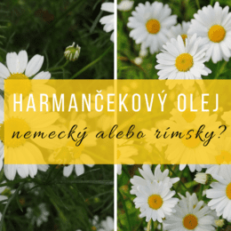 harmančekový esenciálny olej